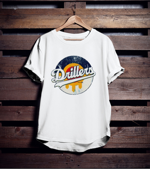 Drillers Retro Circle Logo T-Shirt
