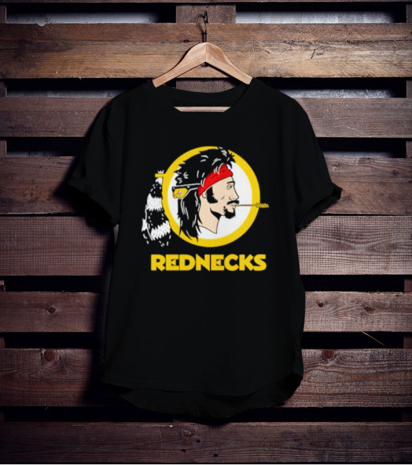 Rednecks Parody Logo With Bandana And Corn Stalk T-Shirt