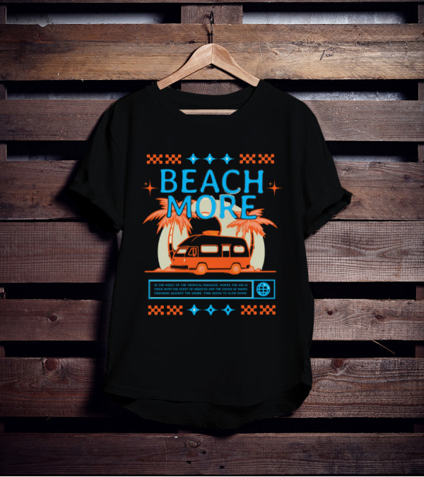 BEACH MORE Tropical Paradise Camper Adventure T-Shirt