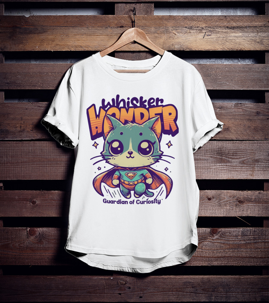 Whisker Wonder Guardian Of Curiosity T-Shirt