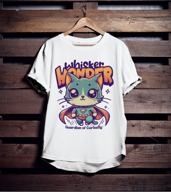 Whisker Wonder Guardian Of Curiosity T-Shirt