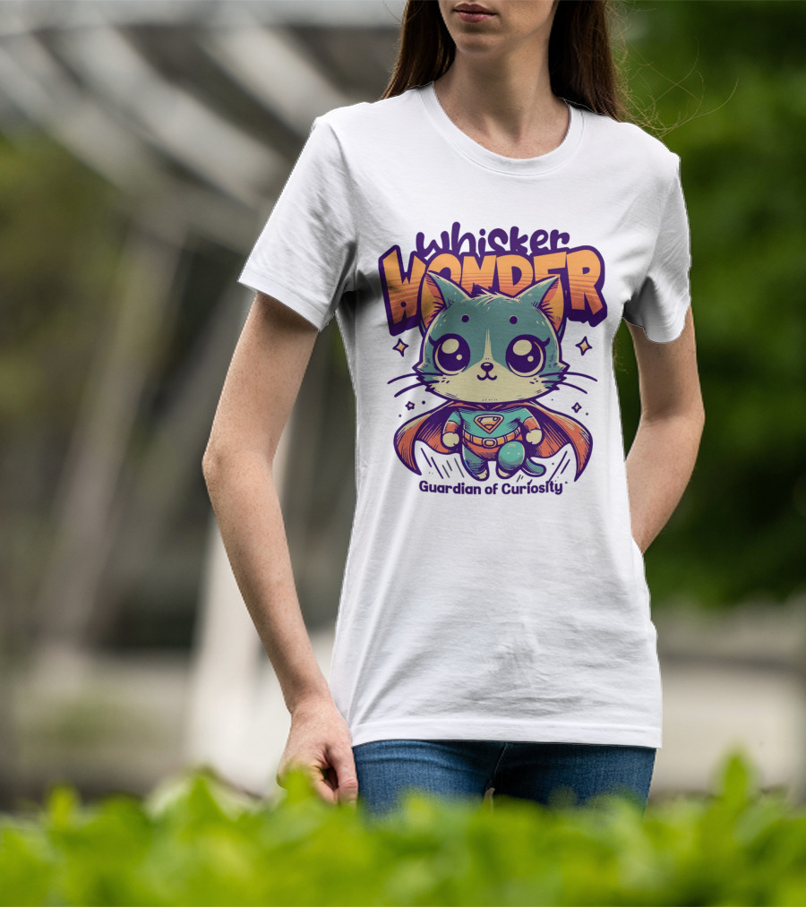 Whisker Wonder Guardian Of Curiosity T-Shirt