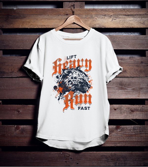 Lift Heavy Run Fast Jaguar T-Shirt