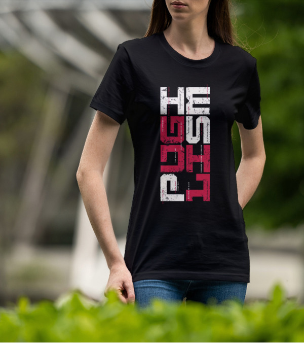 Pugilist Typographic Athletic Fight Sports T-Shirt