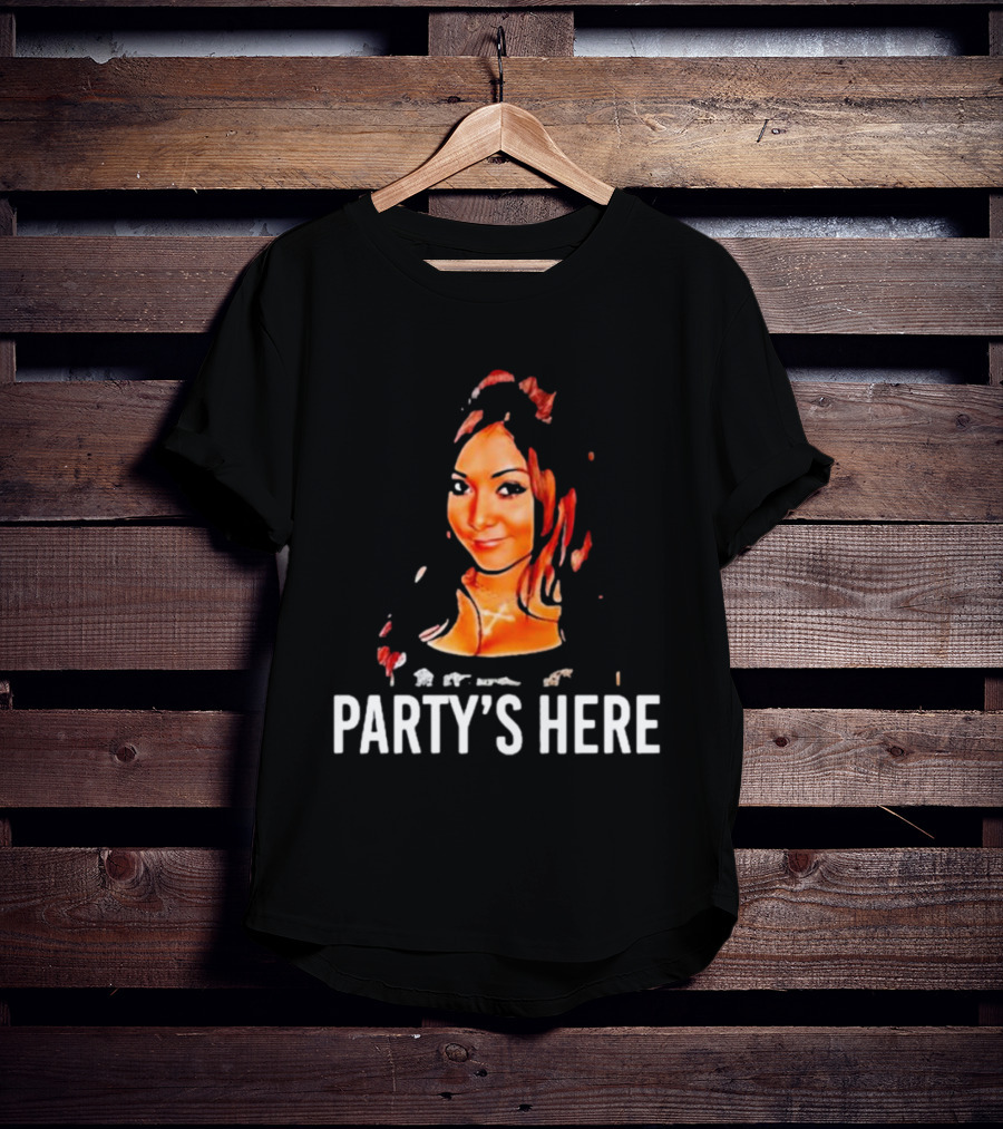 Snooki Party's Here Nicole Polizzi Iconic T-Shirt