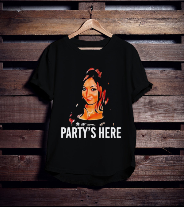 Snooki Party's Here Nicole Polizzi Iconic T-Shirt