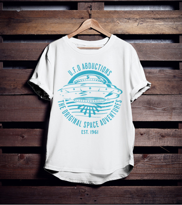 U.F.O Abductions The Original Space Adventures Est. 1961 T-Shirt