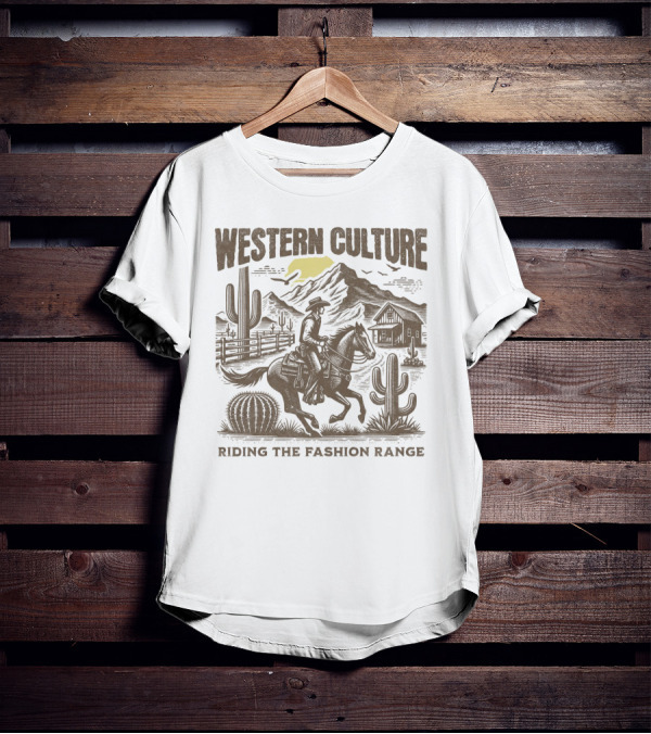 WESTERN CULTURE RIDING THE FASHION RANGE T-Shirt