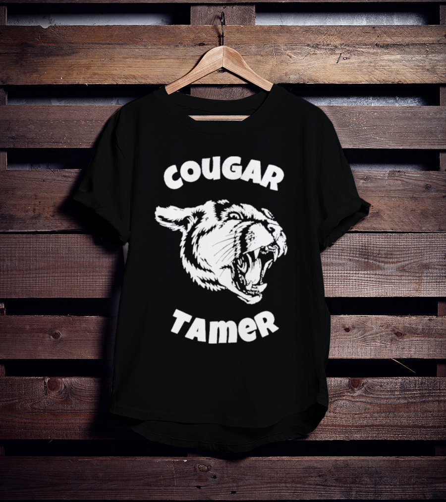 Cougar Tamer For Husband Of Hot Cougar Wife T-Shirt