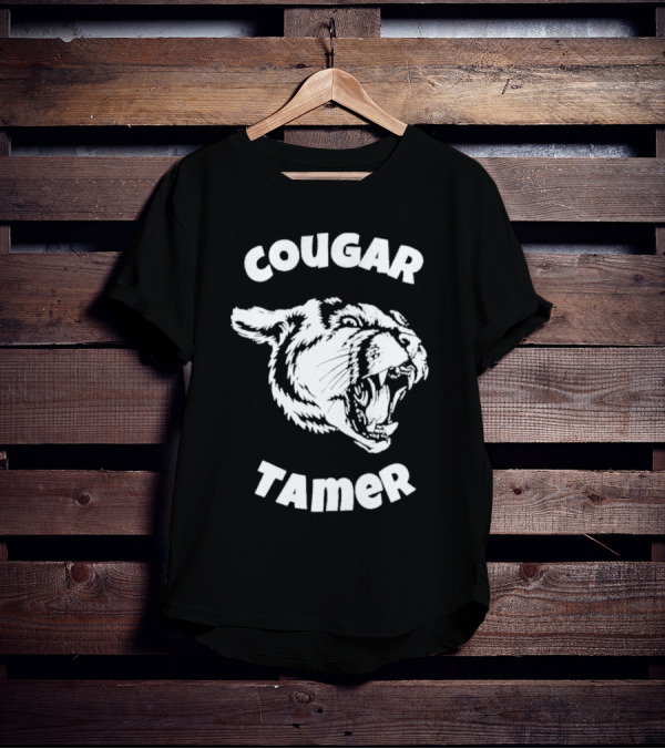 Cougar Tamer For Husband Of Hot Cougar Wife T-Shirt