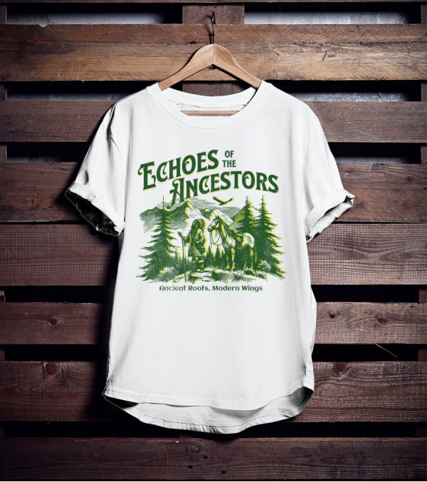 Echoes Of The Ancestors Ancient Roots Modern Wings T-Shirt