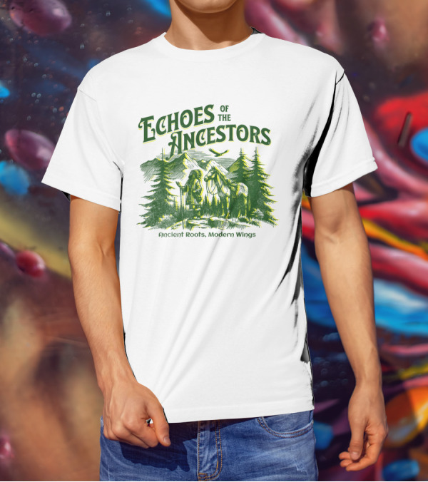 Echoes Of The Ancestors Ancient Roots Modern Wings T-Shirt