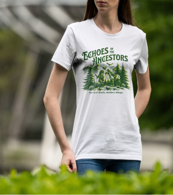 Echoes Of The Ancestors Ancient Roots Modern Wings T-Shirt
