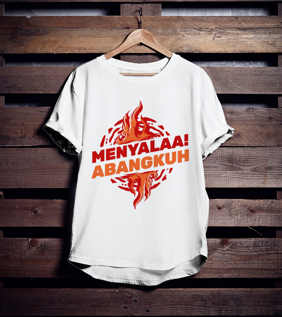 MENYALAA ABANGKUH Flame T-Shirt