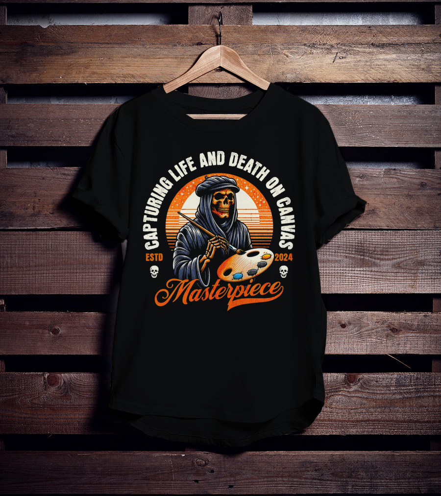 Capturing Life And Death On Canvas Masterpiece ESTD T-Shirt