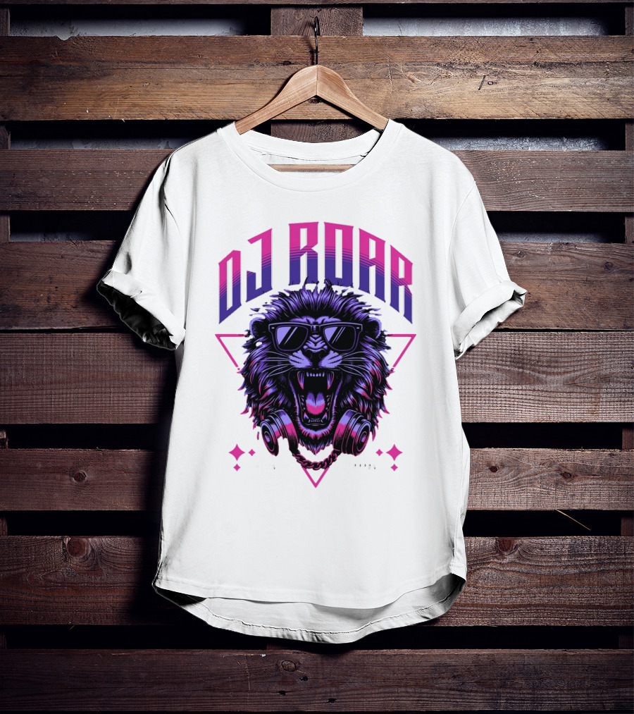 DJ Roar Lion Head HTTL Apparal T-Shirt