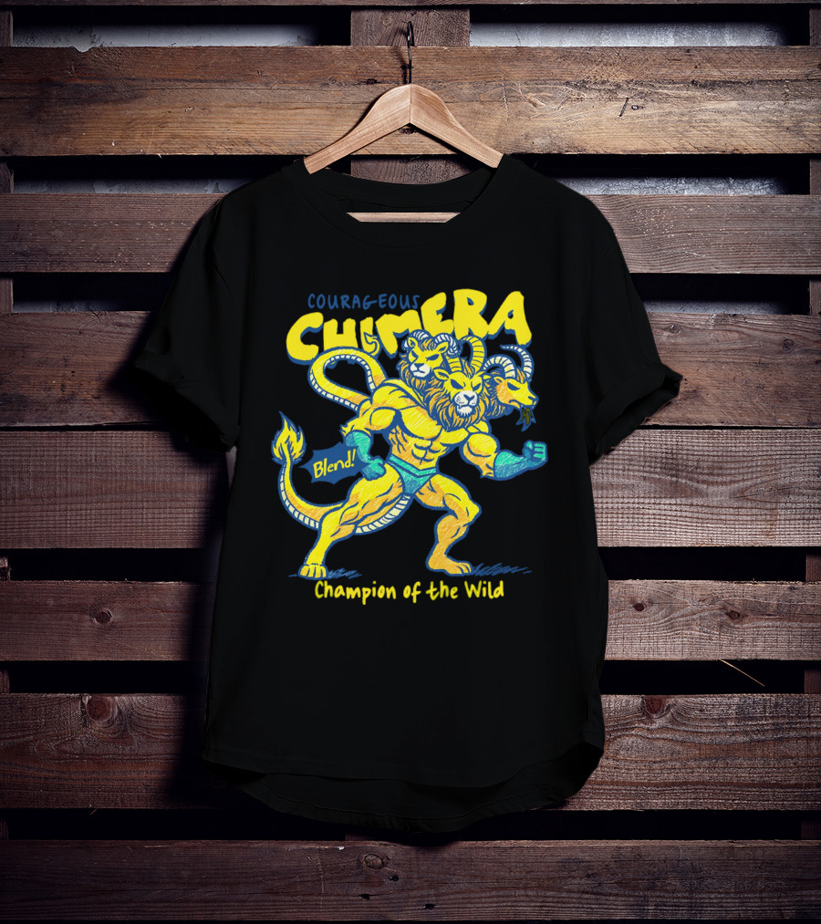 Courageous Chimera Champion Of The Wild Blend T-Shirt