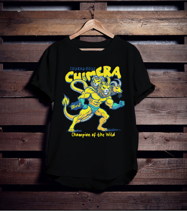 Courageous Chimera Champion Of The Wild Blend T-Shirt