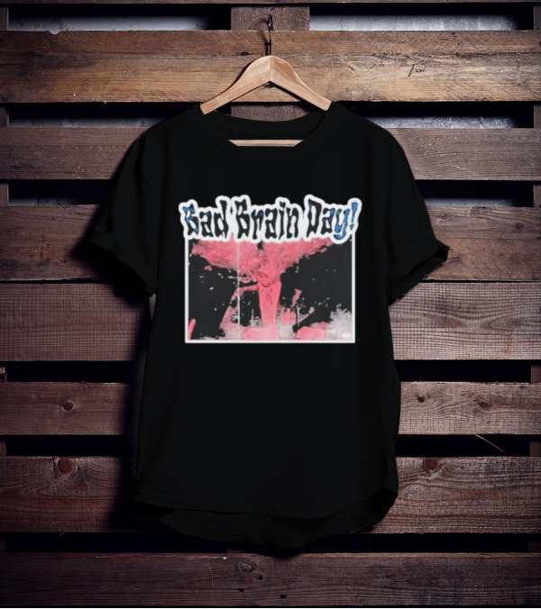Sad Brain Day Trippy Pink Explosion Visual T-Shirt