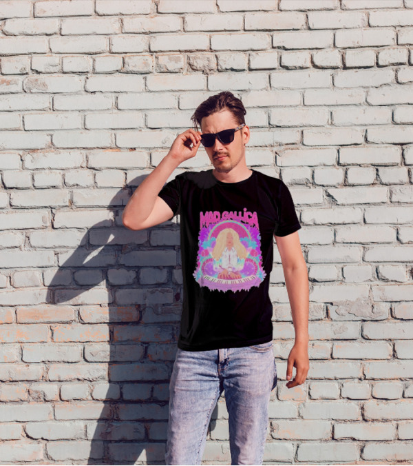 MAD GALLICA PINK RETRO PSYCHEDELIC KEYBOARD T-Shirt