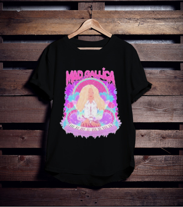 MAD GALLICA PINK RETRO PSYCHEDELIC KEYBOARD T-Shirt