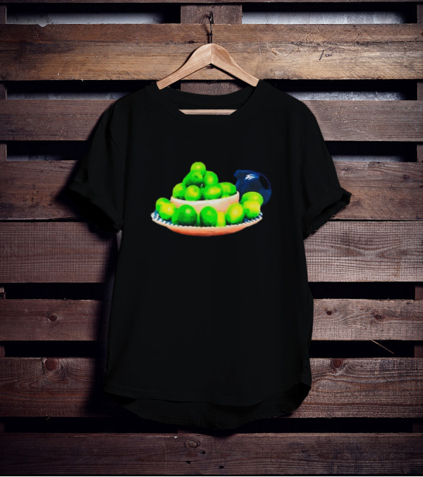 I Love Limes Platter With Blue Jug T-Shirt