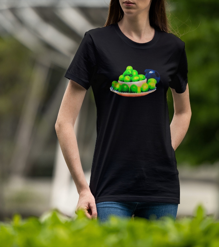 I Love Limes Platter With Blue Jug T-Shirt