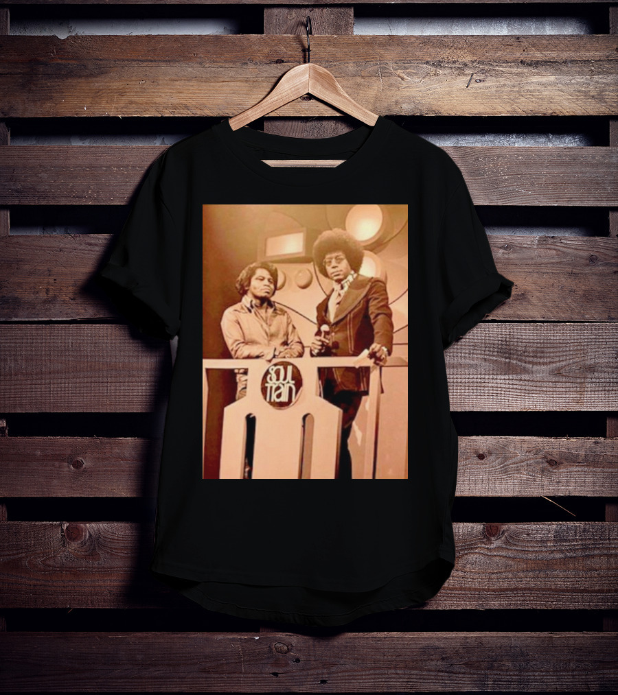 James Brown And Don Cornelius Soul Train Iconic Music Legends T-Shirt