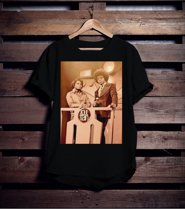 James Brown And Don Cornelius Soul Train Iconic Music Legends T-Shirt