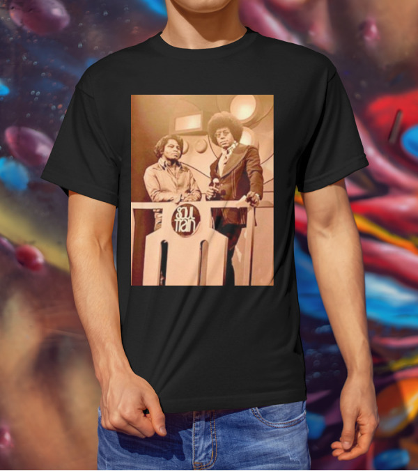 James Brown And Don Cornelius Soul Train Iconic Music Legends T-Shirt