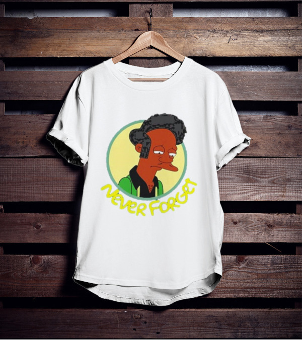 Never Forget Apu Simpsons Character T-Shirt