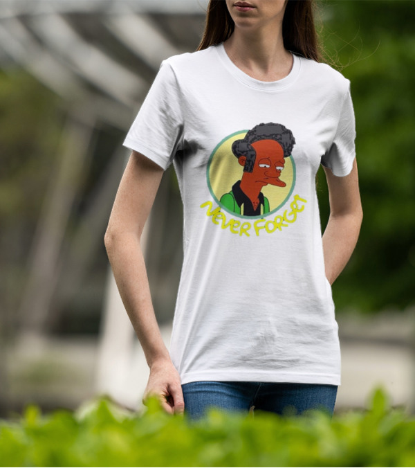 Never Forget Apu Simpsons Character T-Shirt