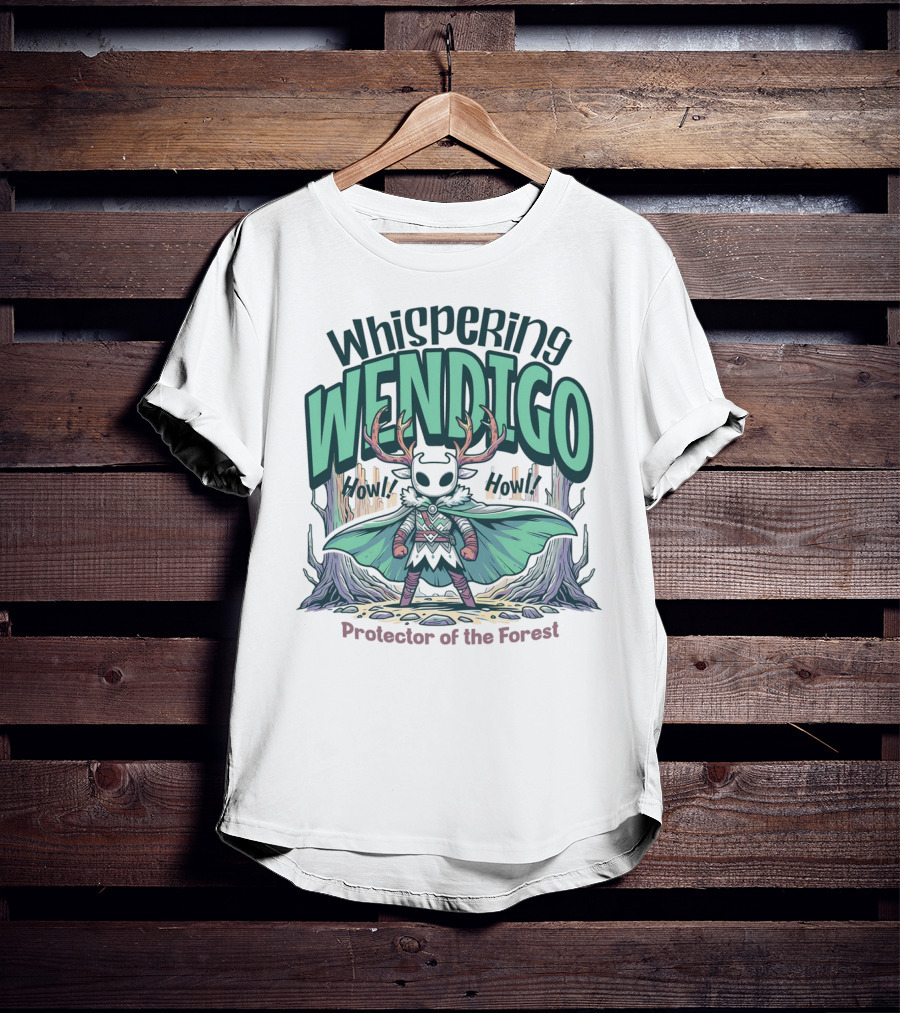 Whispering Wendigo Protector Of The Forest T-Shirt