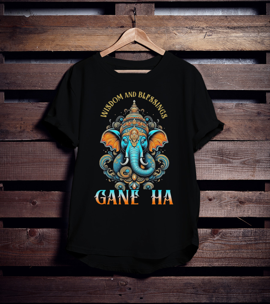 Wisdom And Blessings Ganesha T-Shirt