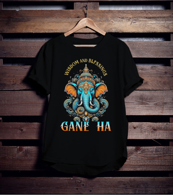 Wisdom And Blessings Ganesha T-Shirt