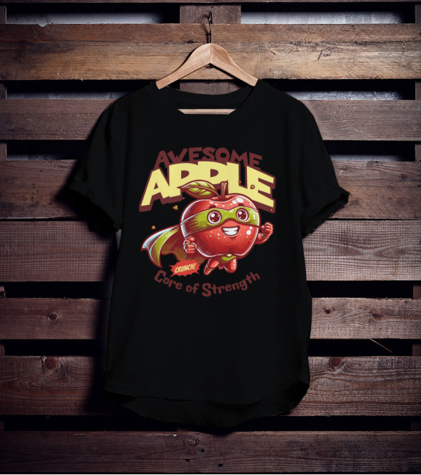 Awesome Apple Crunch Core Of Strength T-Shirt