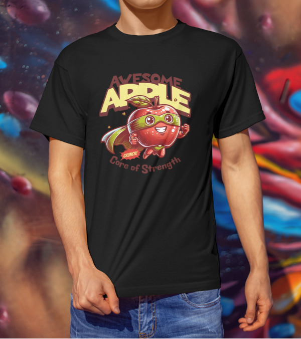 Awesome Apple Crunch Core Of Strength T-Shirt