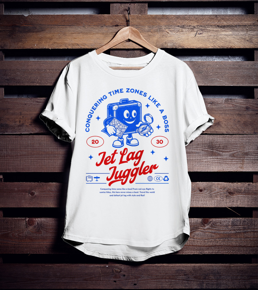 Jet Lag Juggler Conquering Time Zones Like A Boss T-Shirt