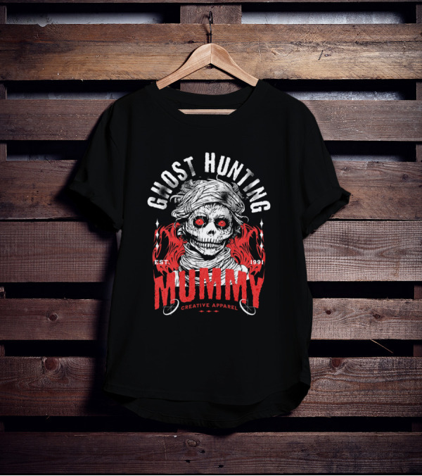 GHOST HUNTING MUMMY EST. 1991 CREATIVE T-Shirt