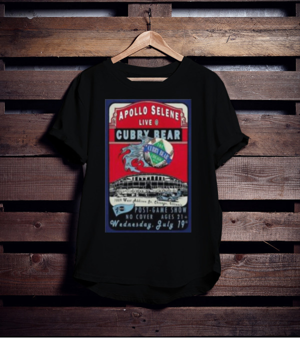Apollo Selene Live At Cubby Bear Chicago July 19 Post-Game Show 21+ T-Shirt