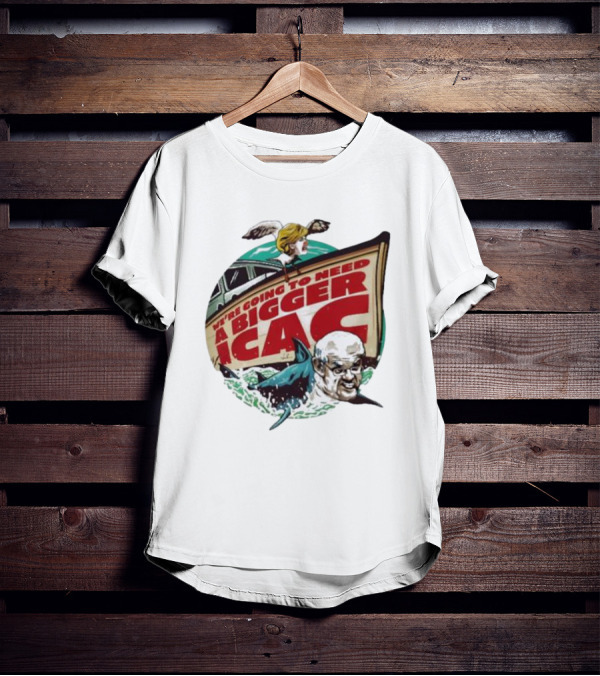 Van Badham We’re Going To Need A Bigger ICAC Political Satire With Shark And Boat T-Shirt