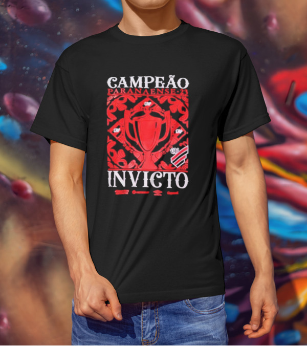 Campeão Paranaense 23 Invicto CAP Trophies And Emblems T-Shirt