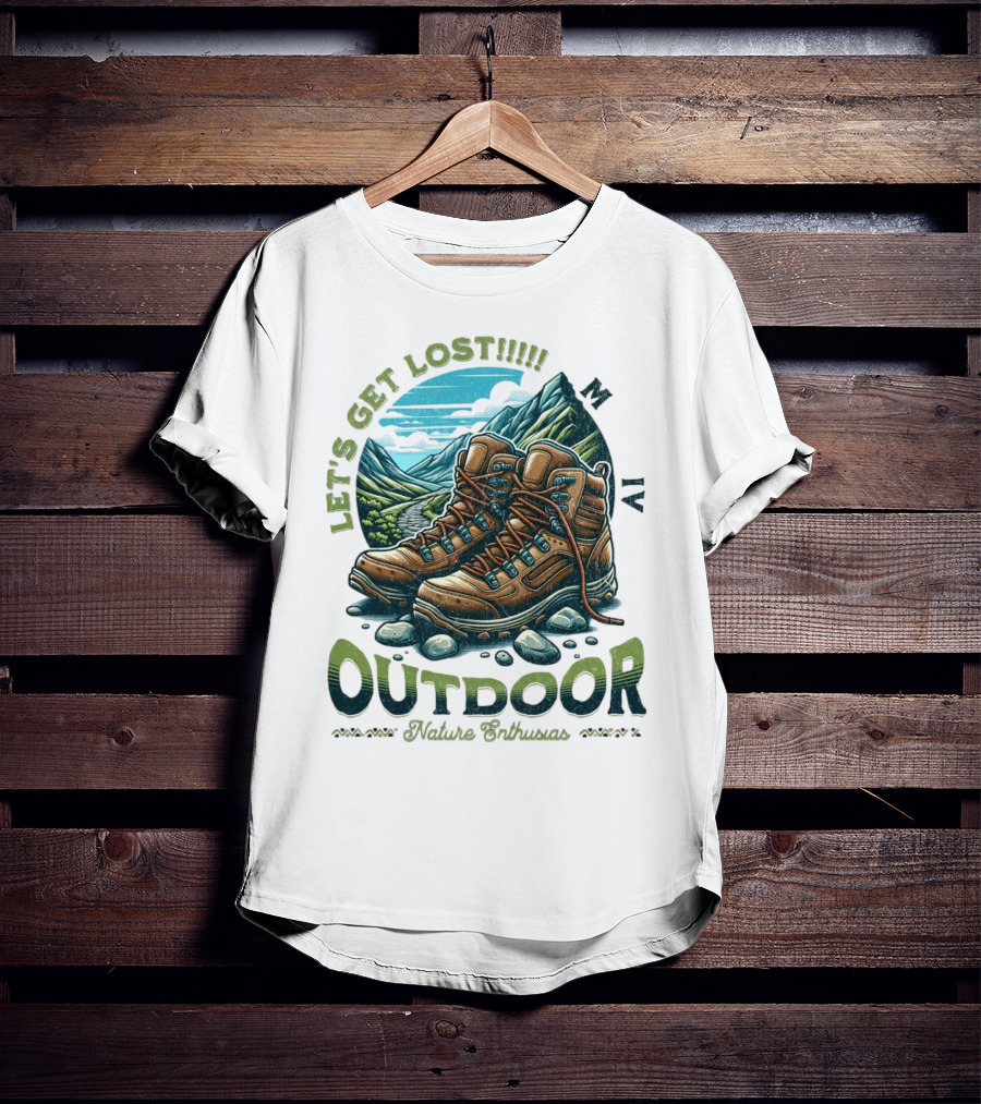 LET'S GET LOST OUTDOOR NATURE ENTHUSIAST T-Shirt