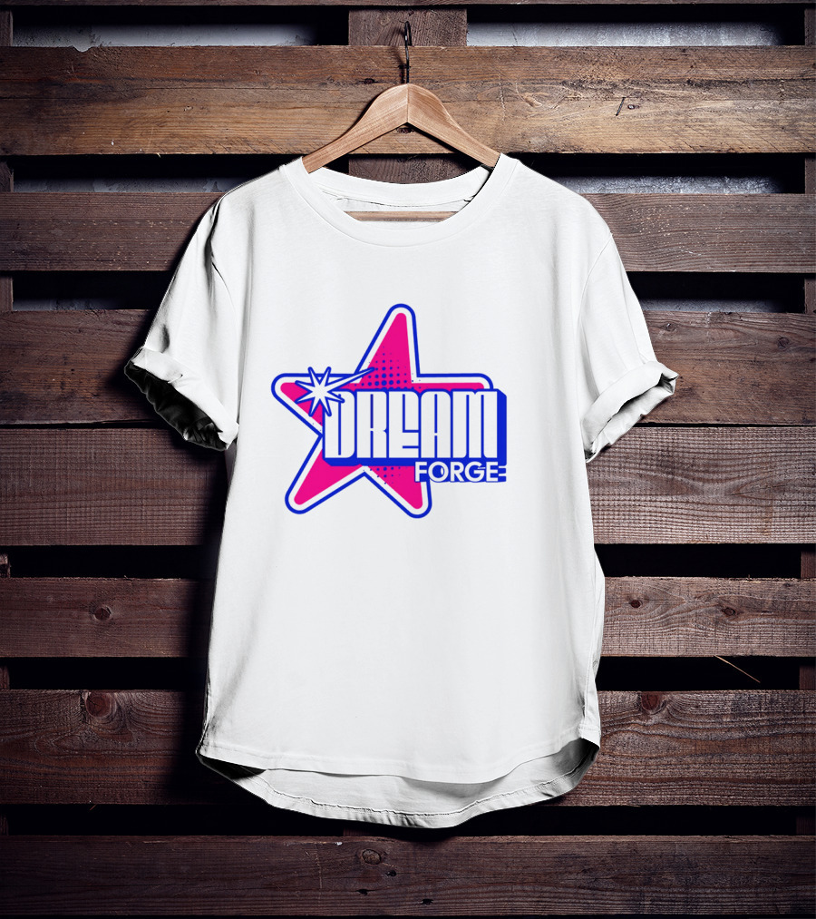 Dream Forge Star Bright Neon Retro T-Shirt
