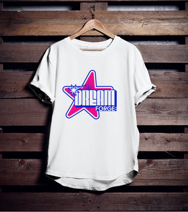 Dream Forge Star Bright Neon Retro T-Shirt