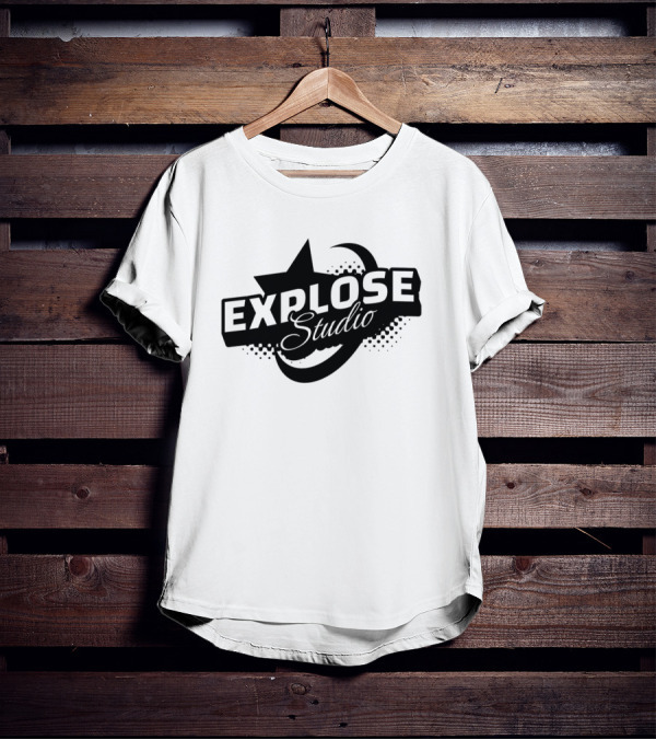 EXPL0SE Studio Starburst Halftone T-Shirt