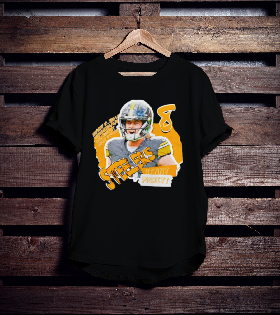 Kenny Pickett Steelers Football Number 8 T-Shirt