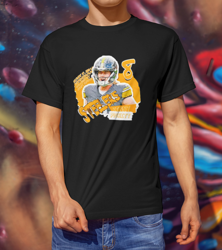 Kenny Pickett Steelers Football Number 8 T-Shirt