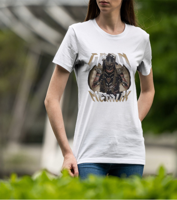 Gran Metalik Wrestling Masked Warrior Pose T-Shirt