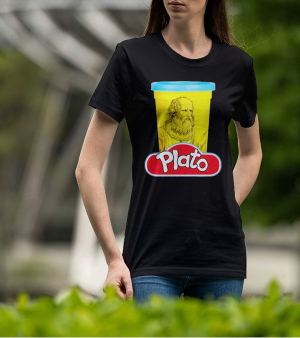 Plato Philosopher Meets Play Doh Parody Mashup T-Shirt